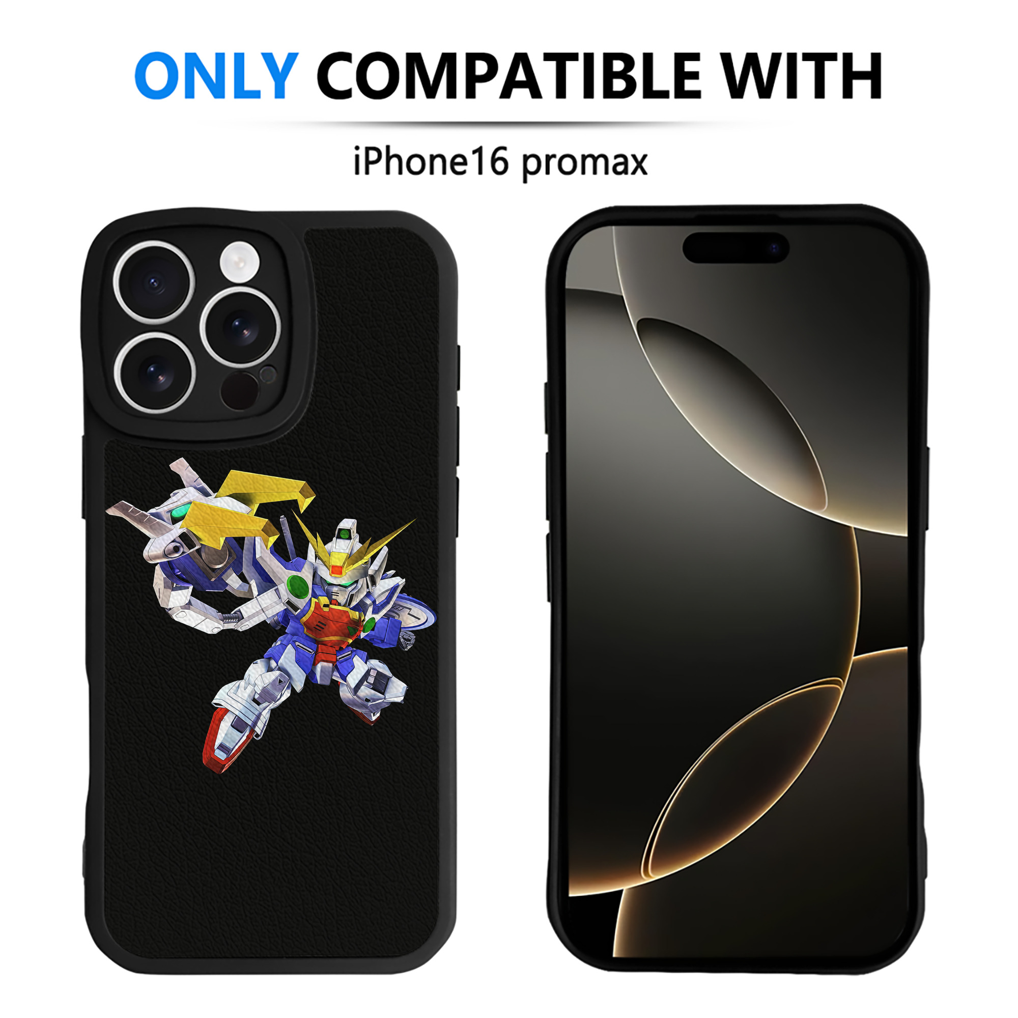（画像用） 機動戦士ガンダム Mobile Suit Gundam 【iPhone 16シリーズ対応】シリコンスマホケース（レザー調） 材質：シリコン